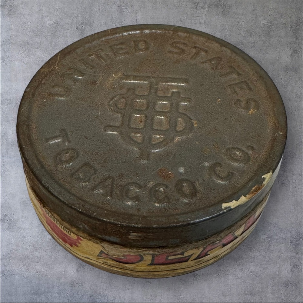 United States Tobacco Co Seal Snus Tin 1.3oz Brown Vintage Chicago